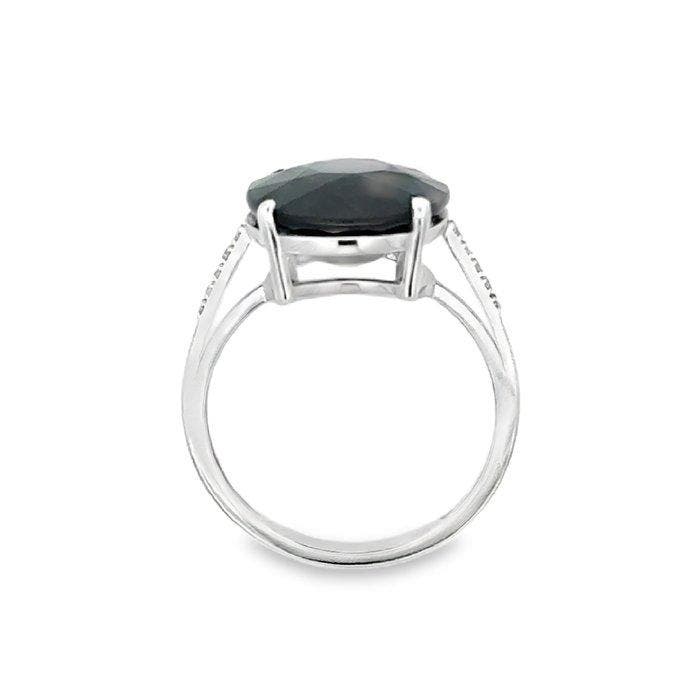 Zonder minimumprijs - Ring - 14 karaat Witgoud - 6.71ct. tw., Handtassen en Accessoires, Ringen