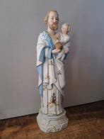 Beeld, Hoogte 34.5 Cm Antiek Circa 1920 Handbeschilderd