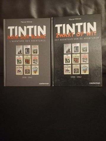 Tintin Hergé Casterman 2004/2011 Duo Noir sur Blanc et, Nieuw