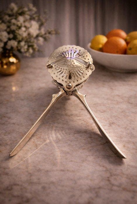 Christofle - Notenkraker - Verzilverd - citruspers, Antiek en Kunst, Antiek | Meubels | Tafels