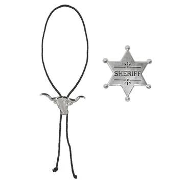 Sheriff Badge en Ketting, Verzenden, Nieuw