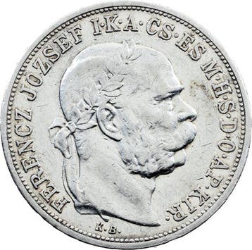 Hongarije. Franz Joseph I. 5 Korona 1908 (Zonder