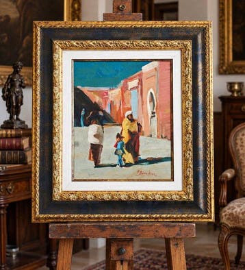 Francisco Barrachina Barrachina (1940–2017) - Scène de rue
