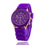 Jelly Horloge voor Dames - Kwarts Uurwerk Silicoon Bandje, Verzenden