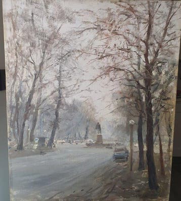 Attilio Melo (1917-2012) - Milano invernale