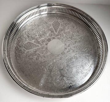Exquisite Christofle Fleuron 1950’s Caviar serving tray -