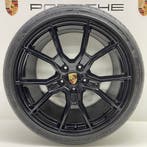 Porsche Taycan ORIGINELE 21 RS Spyder Uni zwart met banden, Auto-onderdelen, Banden en Velgen, Ophalen, Gebruikt, Banden en Velgen