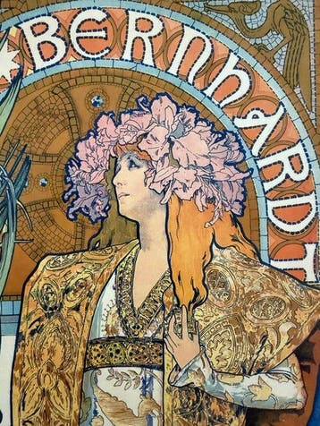 Marie Alphonse Mucha - “Gismonda, 1894”., Antiek en Kunst