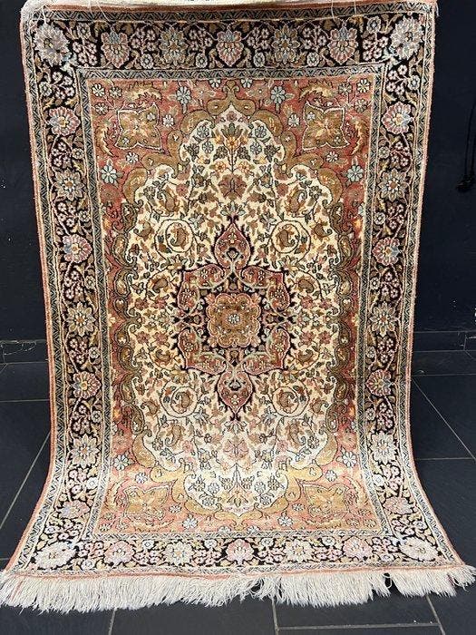 Kasjmier zijde - Vloerkleed - 150 cm - 96 cm, Maison & Meubles, Ameublement | Tapis & Moquettes