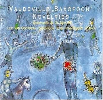 Leo van Oostrom, Eddy van Dijken - Vaudeville Saxofoon Novel, Verzenden, Gebruikt