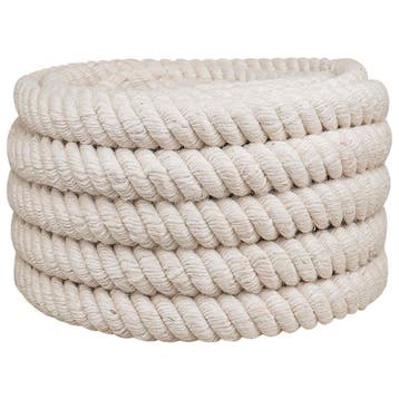 vidaXL Jute Touw 36 mm Wit 100% Tossa jute, Verzenden