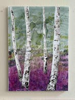 Andrea Imwiehe - Encounter of birches_15, Antiek en Kunst
