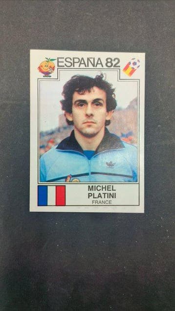 1982 Panini 1982 Panini Espana 82 Michel Platini #286 France, Nieuw