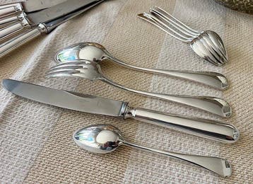 SFAM - Service de table (24) - Baguette - Plaqué(e) argent -