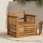vidaXL Buiten Midden Sofa Naturel, Verzenden, Nieuw