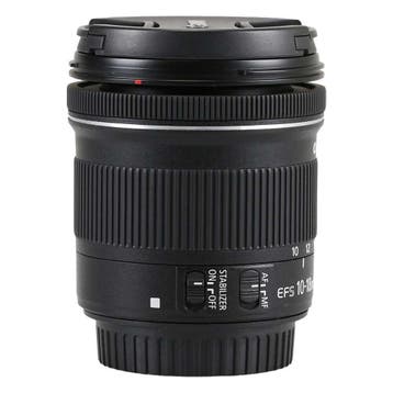 Canon EF-S 10-18mm f/4.5-5.6 IS STM met garantie, Ophalen of Verzenden