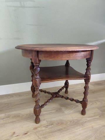 Salontafel - Eik - Barley Twist salontafel