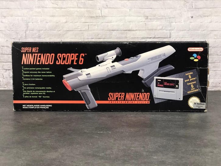 Super Nintendo Scope Set [Complete], Consoles de jeu & Jeux vidéo, Consoles de jeu | Nintendo Super NES, Envoi