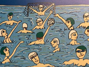 James Rizzi (1950-2011) - A War in the Water