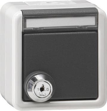 Gira IP44 Prise SCHUKO Extérieure Avec Capot Verrouillable -, Bricolage & Construction, Verzenden