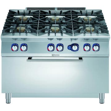 Fornuis + Maxi Oven | e-XP 900 | Gas | 6 Branders (6x 10kW), Verzenden, Nieuw in verpakking
