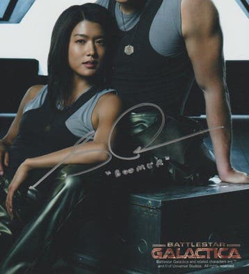 Battlestar Galactica - Signed 8x10 inch photo - autograph, Nieuw