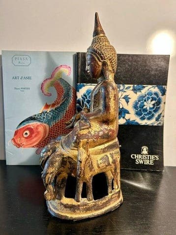 Boeddha in brons, Birma en 2 catalogi - 1980-2010, Antiek en Kunst