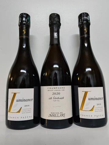 Nicolas Maillart, Franck Pascal - Champagne Extra Brut - 3, Verzamelen, Nieuw