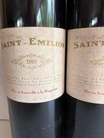 2007 Société Civile du Cheval Blanc - Saint-Émilion - 3, Nieuw