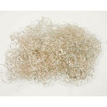 Poly Ribbon Scheur cadeaulint Zilvergrijs mat 50mm 100yard, Nieuw