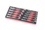 TM 11 delige Pijpsleutelset in foam carbon look inlay, Verzenden, Nieuw