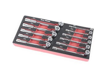TM 11 delige Pijpsleutelset in foam carbon look inlay, Verzenden, Nieuw