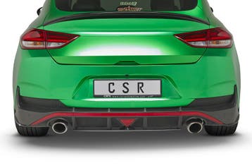 Diffuser | Achterdiffuser voor Hyundai i30 N (PD) Fastback H, Verzenden