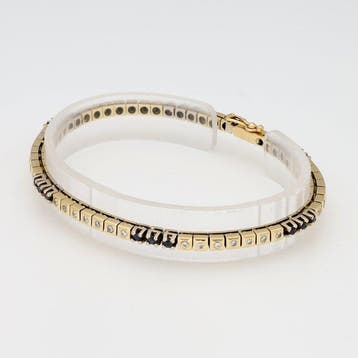 Armband - 14 karaat Geel goud, Witgoud Diamant (Natuurlijk), Nieuw