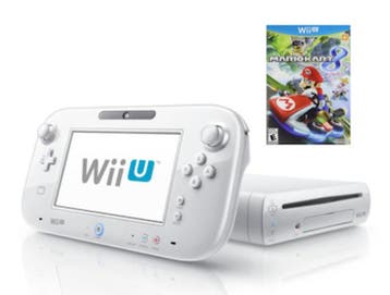 Wii U Console 8GB Wit + Gamepad (Mario Kart 8 Bundel), Ophalen of Verzenden
