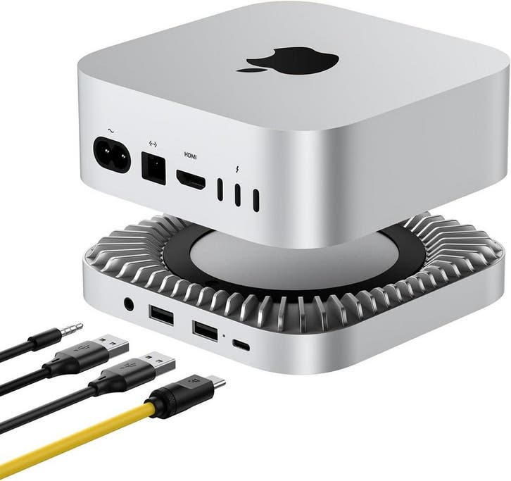 Mac Mini M4 Hub & NVMe SSD Dock | -48% Retour deal | NU K..., Computers en Software, Dockingstations, Laptop, Nieuw, USB-hub, Verzenden