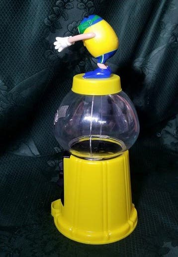 M&Ms Mars - Kauwgomballenmachine - DISPENSER YELLOW -