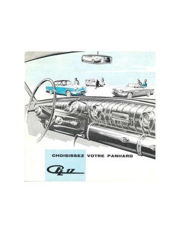 1961 PANHARD 17 BROCHURE FRANS, Ophalen of Verzenden, Nieuw