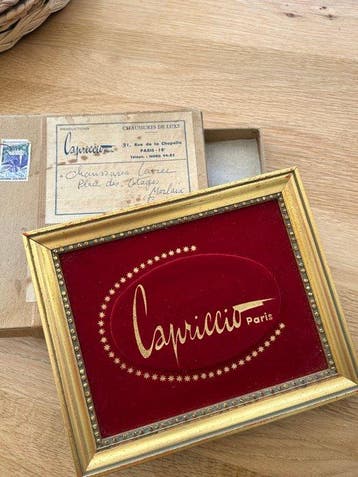 Advertentiekader schoenen - Capriccio Paris - Reclamebord -