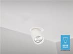 Veiling - 6x GU10 Inbouwspot Armatuur cilinder zand wit draa, Nieuw