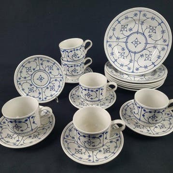 James Broadhurst - Service à thé et café (18) - Strohblumen, Antiquités & Art