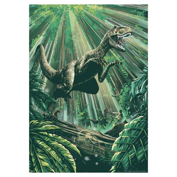 Jurassic Park Art Print 30th Anniversary Edition Limited Jun, Collections, Cinéma & Télévision, Enlèvement ou Envoi