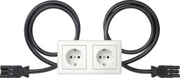 Gira Standaard 55 Dubbele SCHUKO Stopcontact 16A 250V -, Verzenden, Nieuw