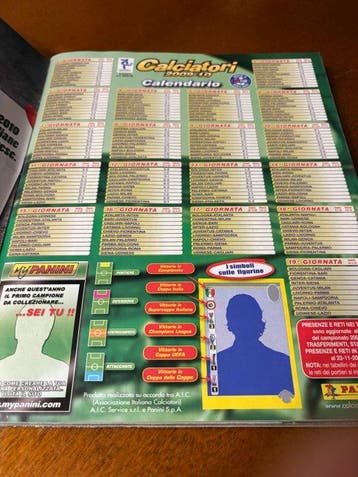 2009/10 Panini Calciatori - 1 Compleet album - Excellent
