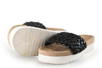 Maruti Slippers in maat 39 Zwart, Slippers, Verzenden, Zwart, Zo goed als nieuw