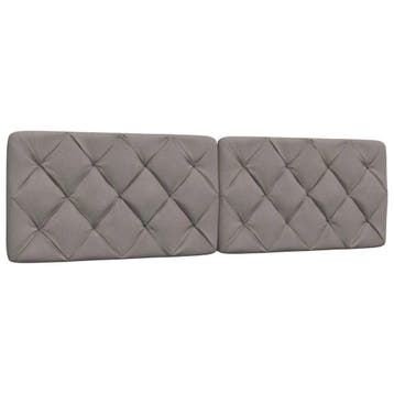 vidaXL Hoofdbordkussen 180 cm stof taupe, Verzenden, Nieuw