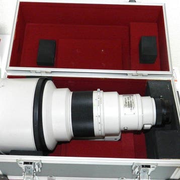 Canon New FD 400mm 1:2.8 L + HardCase Cameralens, Nieuw