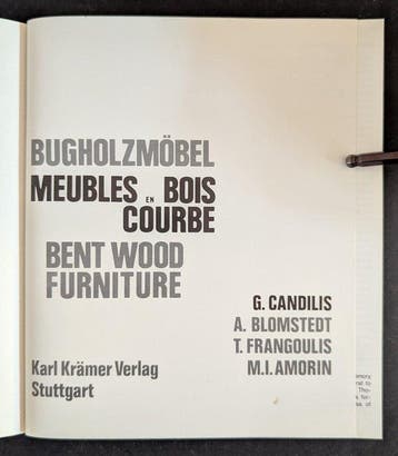 G.Candilis - A. Blomstedt - T. Frangoulis - M.I.Amorin -, Antiquités & Art
