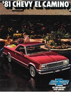1981 CHEVROLET EL CAMINO BROCHURE ENGELS, Nieuw