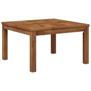 vidaXL Salontafel Naturel 60 x 60,5 x 36 cm Massief Acacia, Verzenden, Nieuw